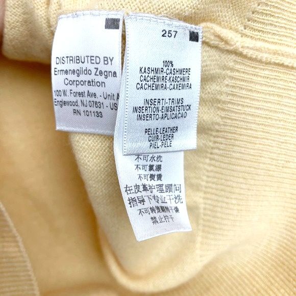 ERMENEGILDO ZEGNA 1/4 Zip Cashmere Sweater L - Picture 6 of 8